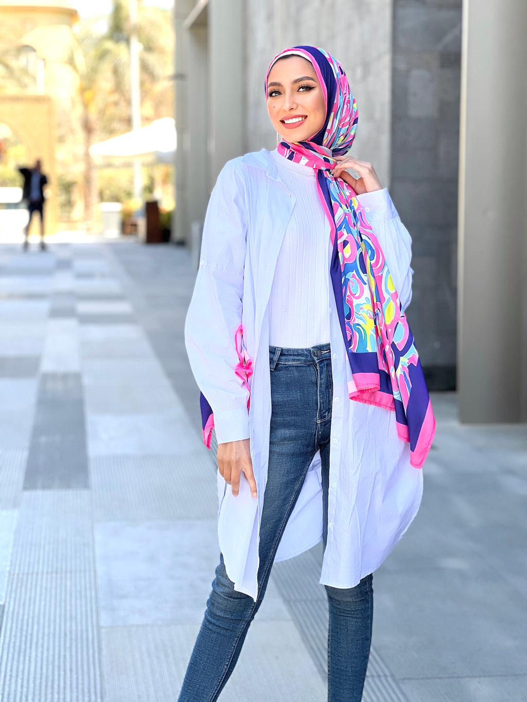 Basic Long Shirt Cream