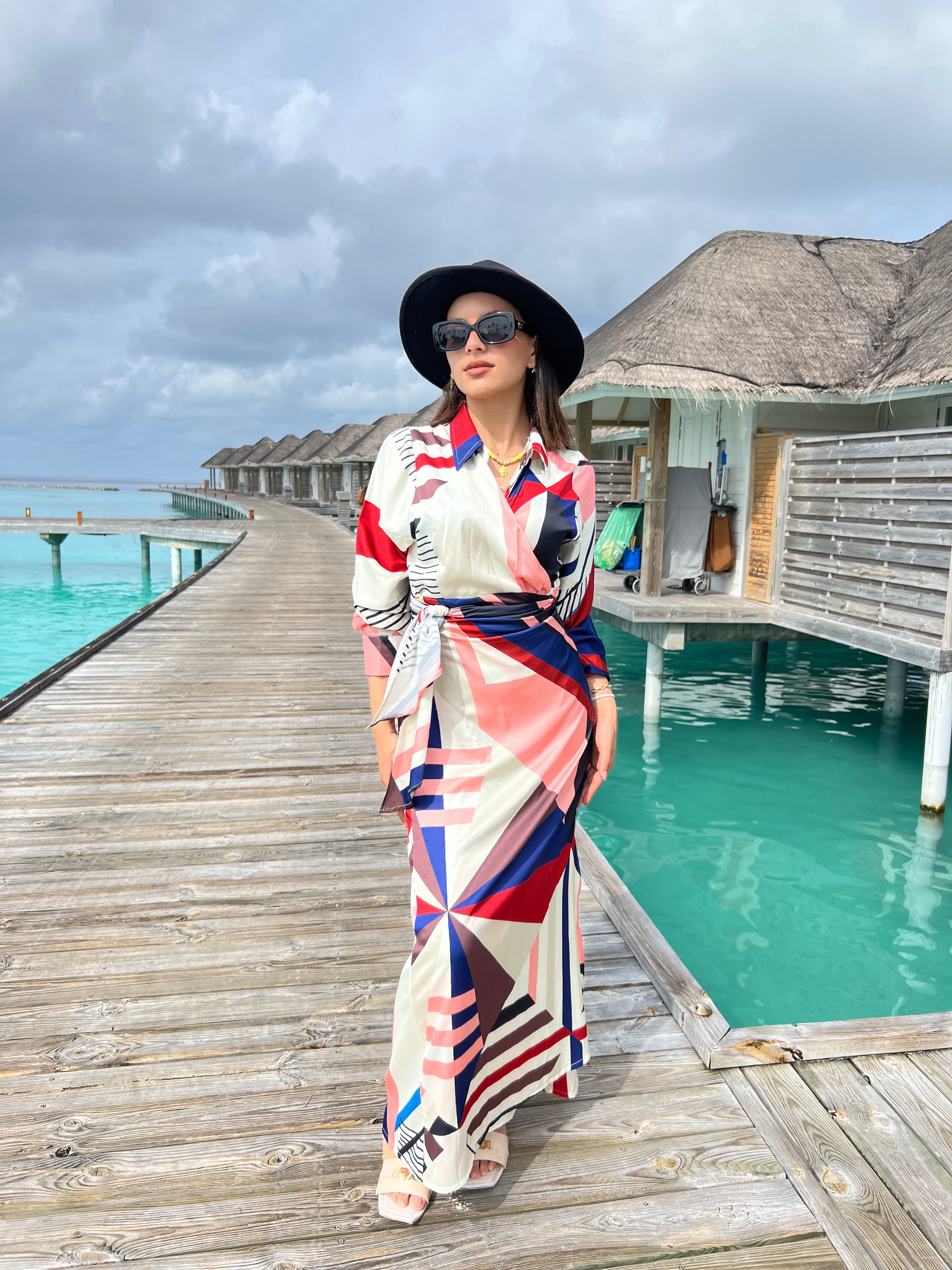 Geo Sands Dress