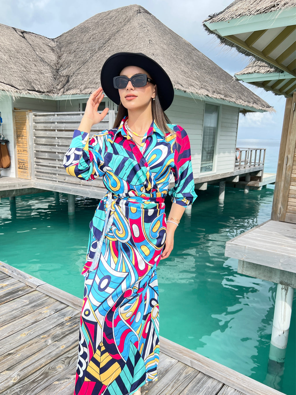 Peacocky Girl Dress
