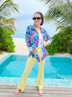 Split Pants Pale Yellow