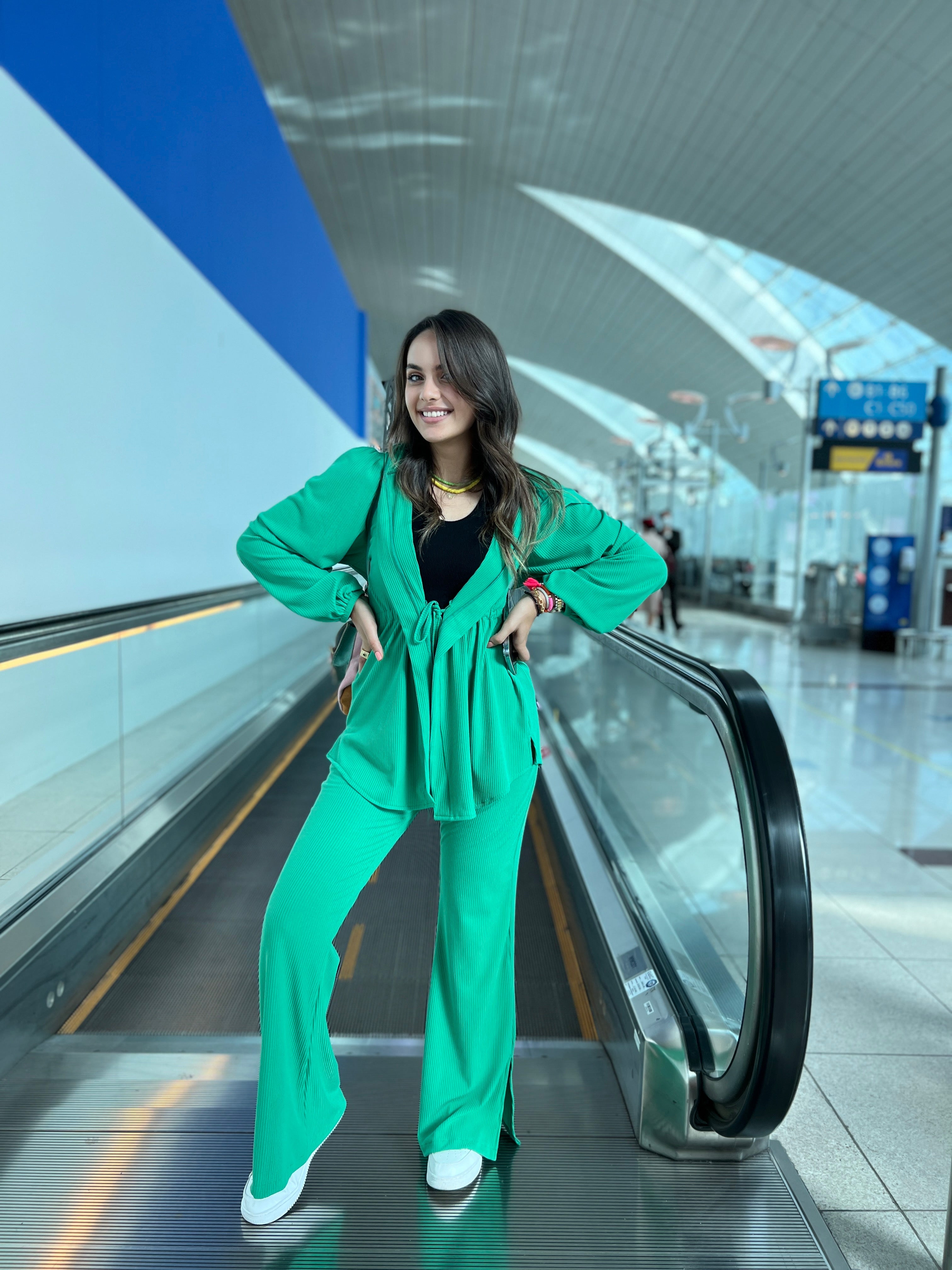Cozy Set Pants Green