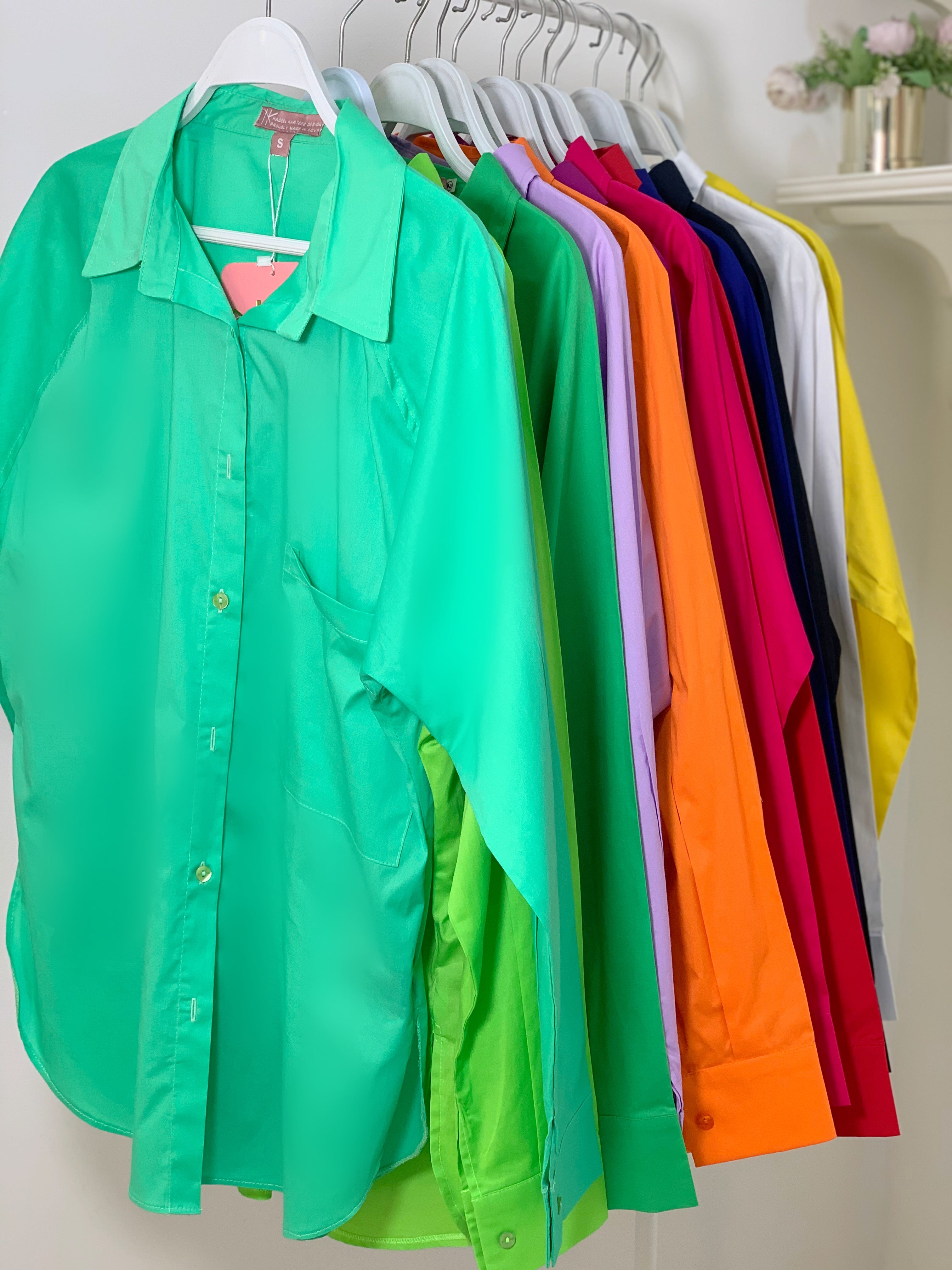 Basic Puff Shirt Green