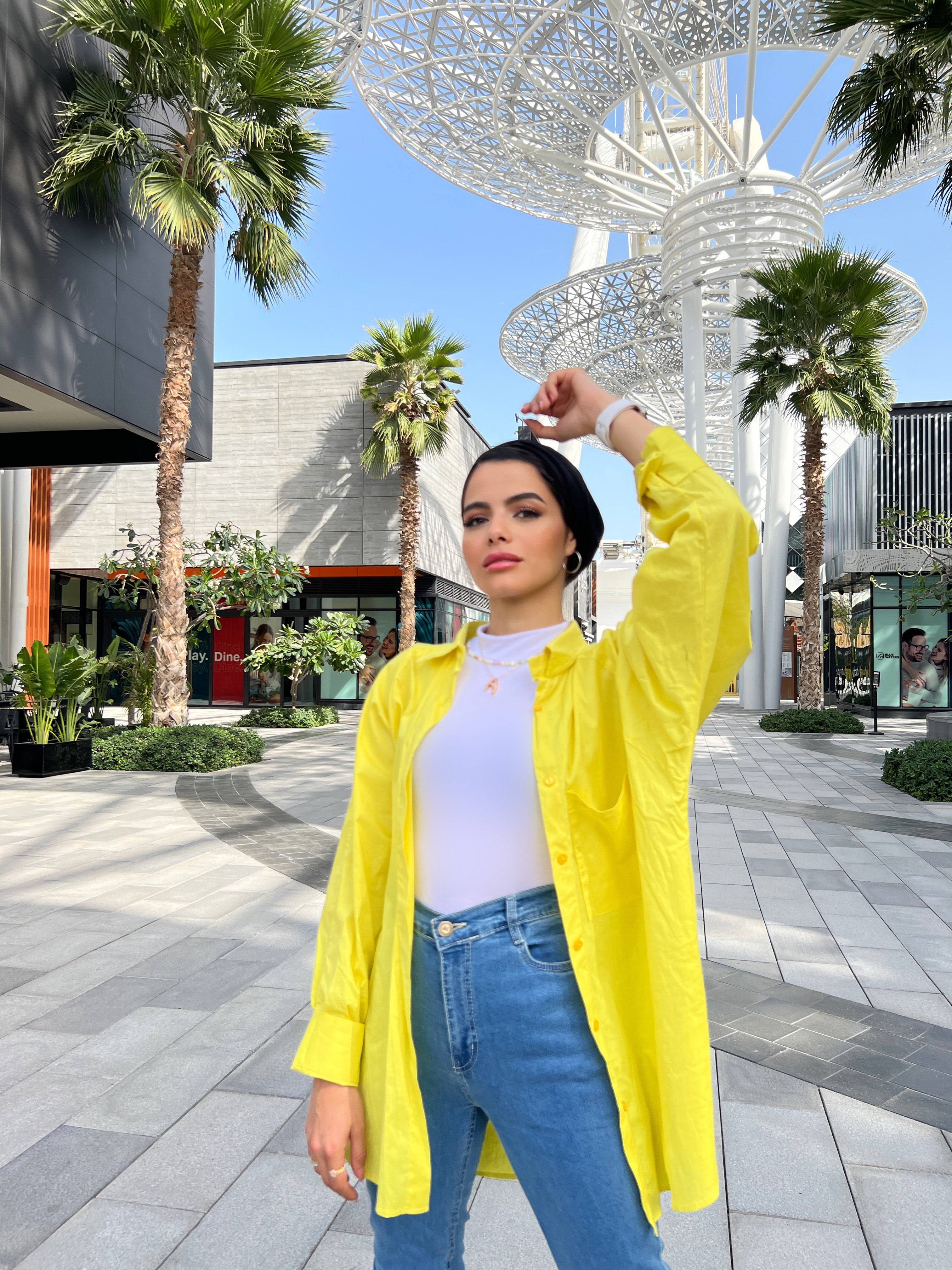 Basic Puff Shirt Yellow