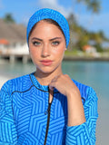 Water-Proof Turban Prizm Ocean