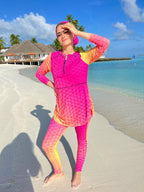 Sunshine Geo Swimsuit Top