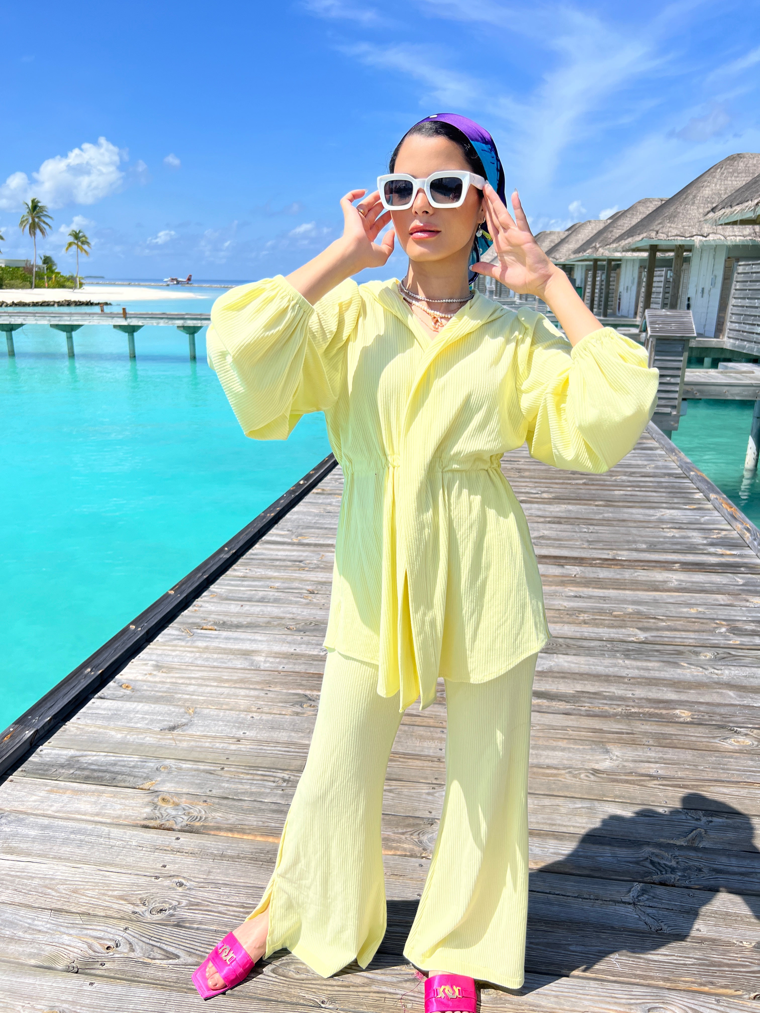Cozy Set Pants Yellow