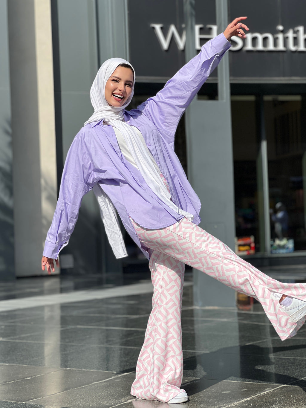 Basic Puff Shirt Lilac