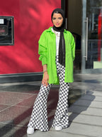 Basic Puff Shirt Electric Green