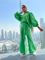 Grab It Set Pants Green