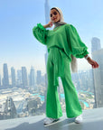 Grab It Set Pants Green