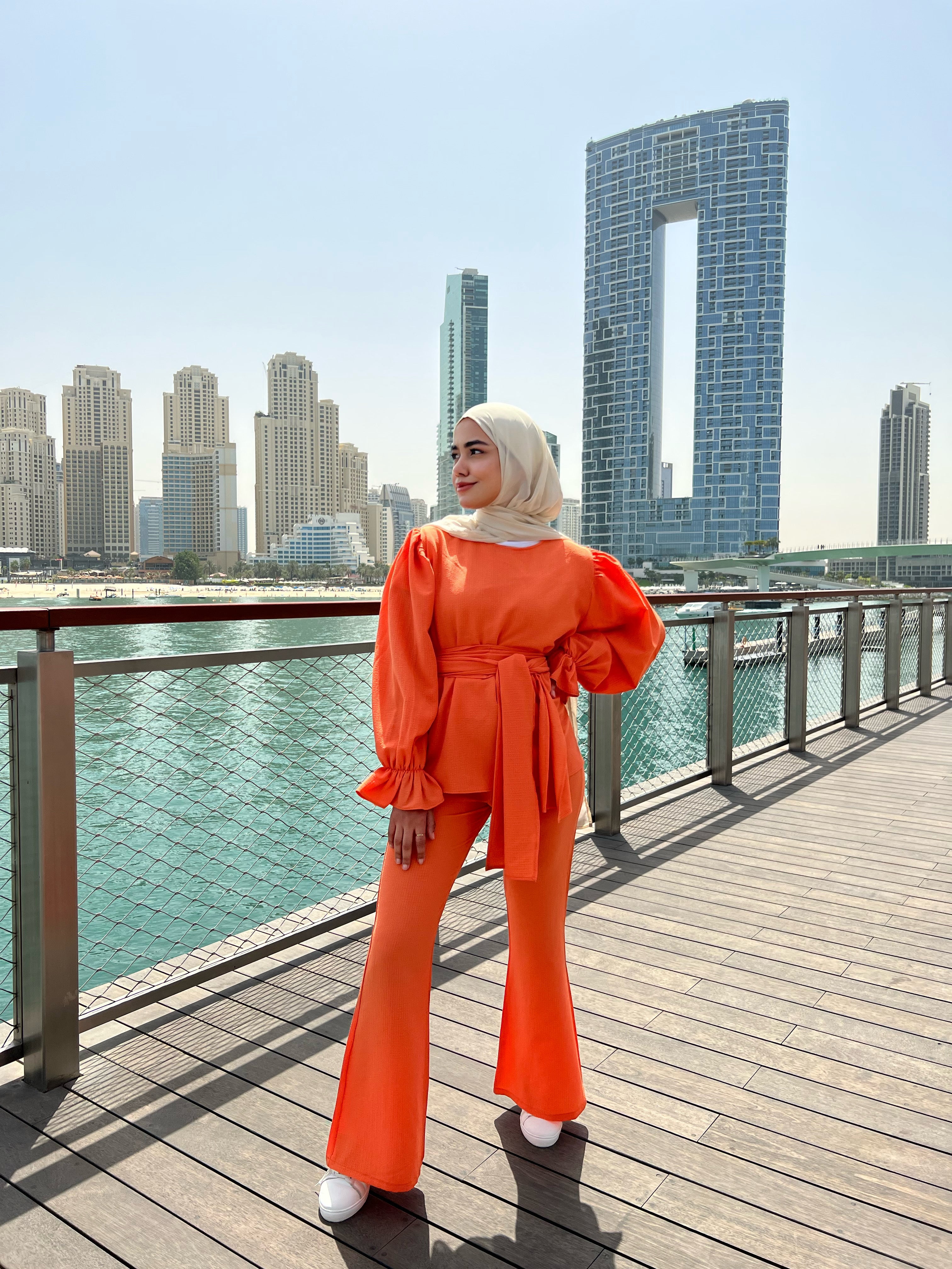 Grab It Set Pants Orange