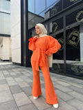 Grab It Set Pants Orange