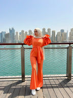 Grab It Set Pants Orange