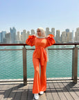 Grab It Set Pants Orange