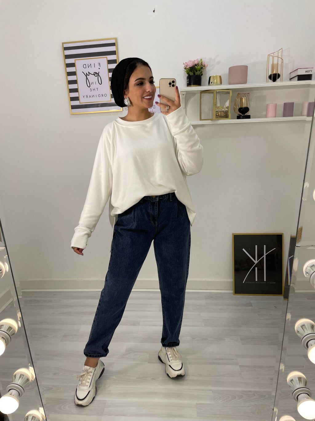 New Mom Fit Pants Jeans Acid Wash