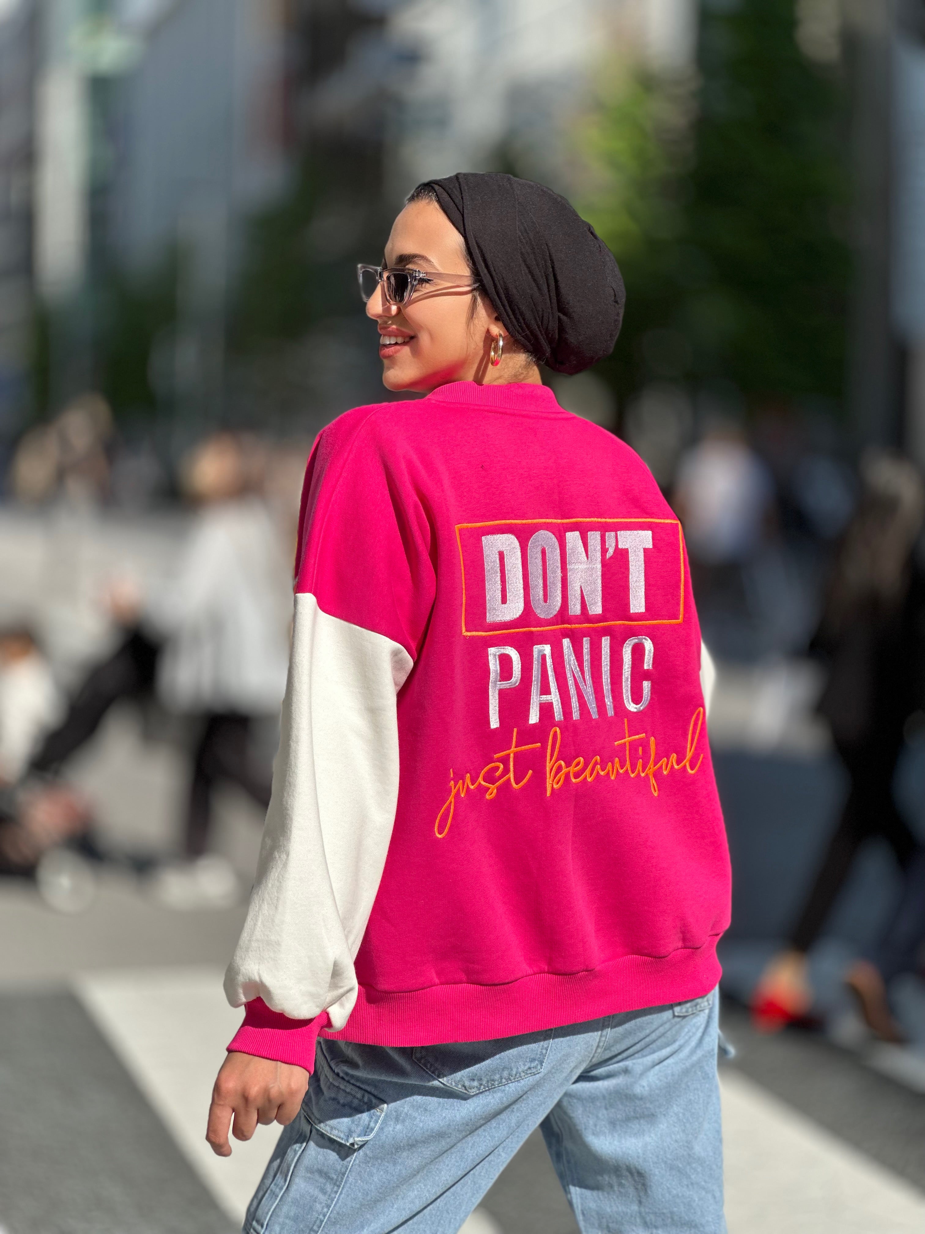 Varsity Hot Pink Jacket